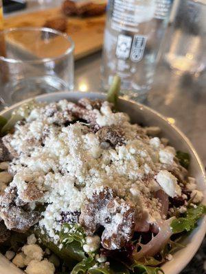 Roasted Beet & Goat Cheese Salad - they made me a half version.  It was good. I was so full though I didn't do it Justice.