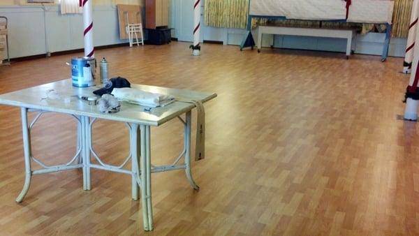 Floor at Lahaina Methodist Church