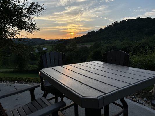 Lodge patio views