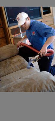 Upholstery cleaning.