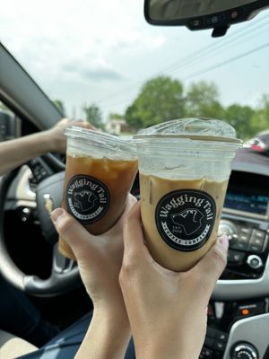 Vanilla Bean Latte, Cold Brew with a splash of Vanilla Bean Latte