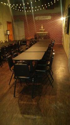 Need a party room? They got you covered! Up to 50 pple.