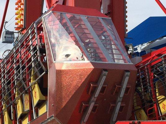 Custom windshield for a ride at The State Fair of Texas