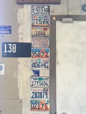 Few motorcycle plates