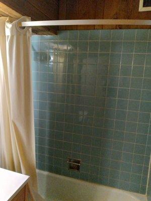 Shower had a constant drop and tile was over 50 years old- this warrants a 150.00 deposit?