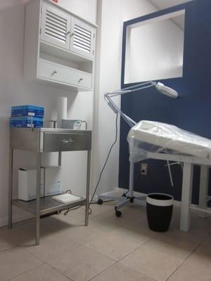 Our Permanent makeup room.