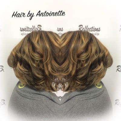 Balayage and haircut by Antoinette!