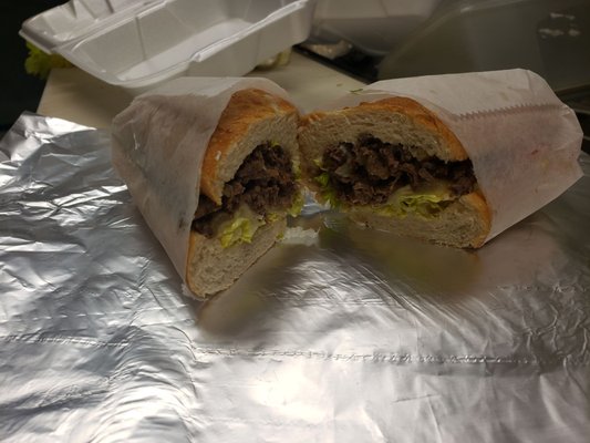 Steak and cheese sub