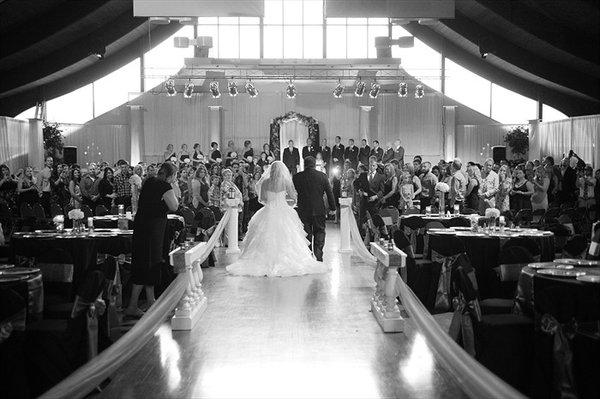 Walking down the Beautiful  Aisle