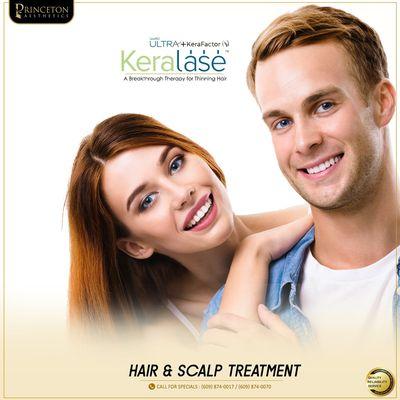 Hair Restoration Keralase Treatment @Princeton Aesthetics