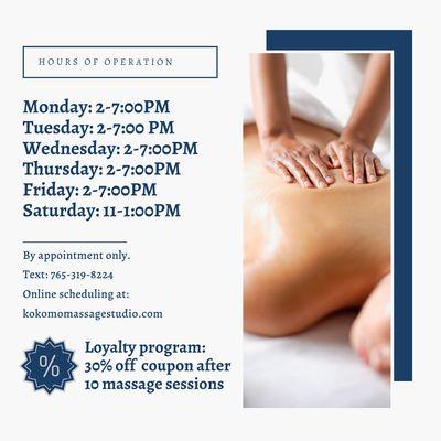 Professional massage practice offering therapeutic and deep tissue massage. Specializing in cupping and trigger poing therapy.