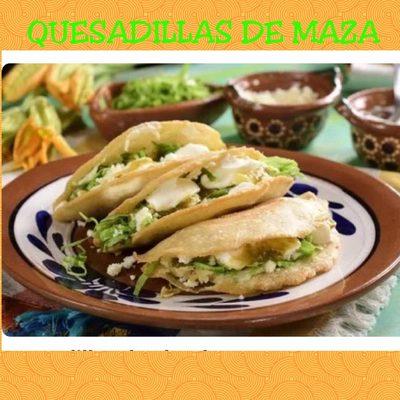 Quesadillas de maza doradas
Empandaditas