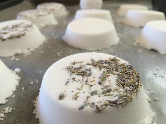 Bath bombs just in time for the holiday season.