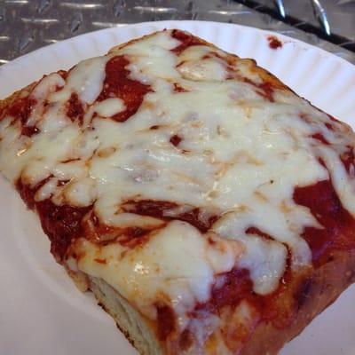 New York Sicilian Pizza is as good as it looks. The sauce is on point