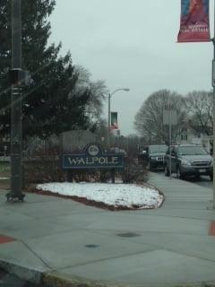 Town Of Walpole -- Walpole Sign, Route 1A