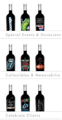 etched wine bottles