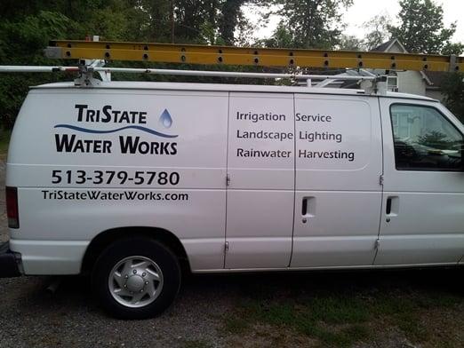 Service Van for lawn sprinklers