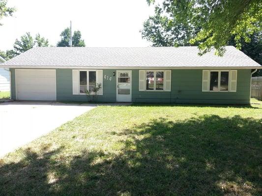 New Listing - $73,900  
3 beds, 1 bath, Move in Ready!
www.emporiakshomes.com