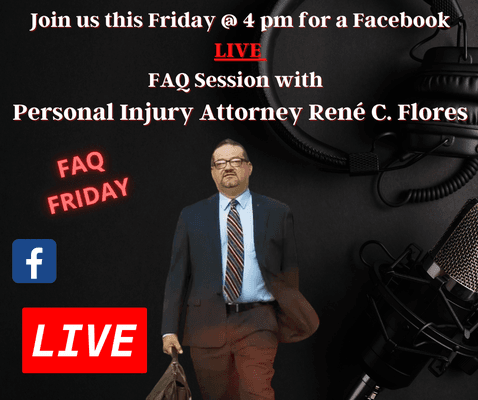 Join us every Friday for a FREE live legal advice session via Facebook at 4pm.