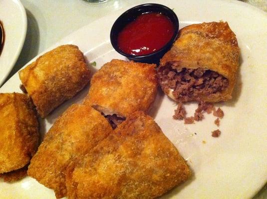 Cheesesteak egg rolls, NBD