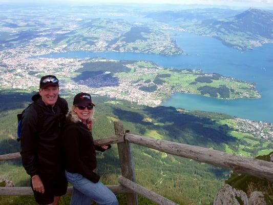 Switzerland...sitting on top of the world!