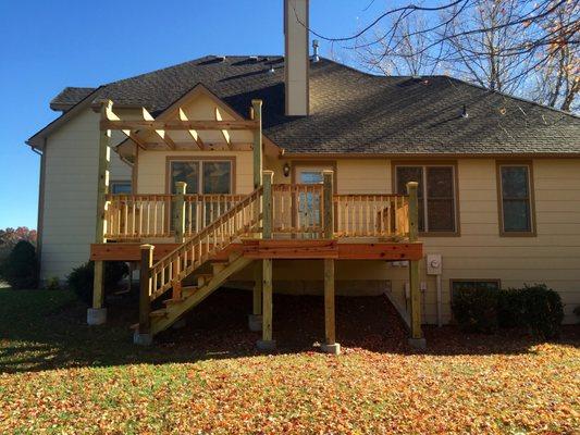 New Deck Treated Yellow Pine