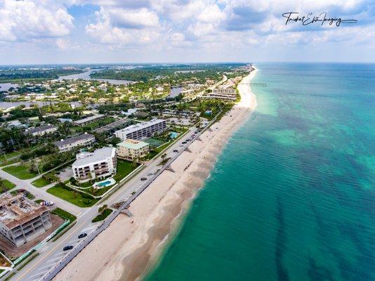 "Emerald Beach" Aerial Photograph, Vero Beach, Florida by Trident Elite Imaging