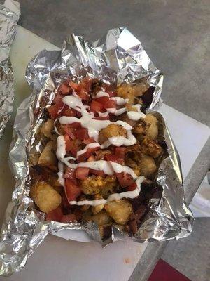 Chicken, Bacon and Ranch Tots