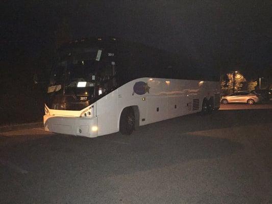 Bad driver. Blocked 10 parking spaces overnight outside lodge at yellowstone.