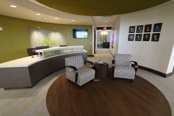 Our treatment area offers plenty of seating for parents and other patient guests. Sit near the dental chair or in the seating area nearby.