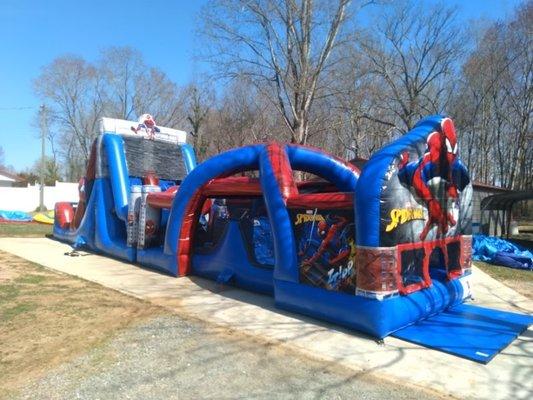 50 Ft. Spider-Man Obstacle Course