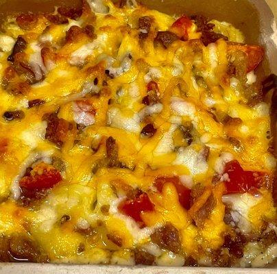 Loaded Mac and cheese