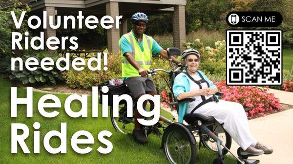 Wesley's healing rides is one of the many ways we enjoy reaching out to our community