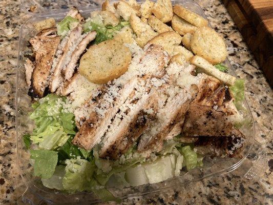 Chicken Caesar salad