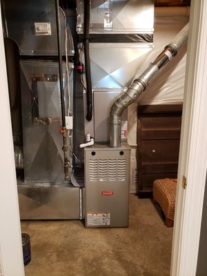 New furnace and evaporator coil