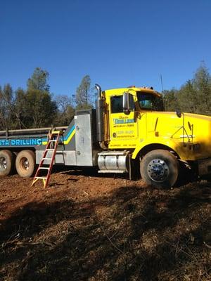 One of shasta drilling's trucks.