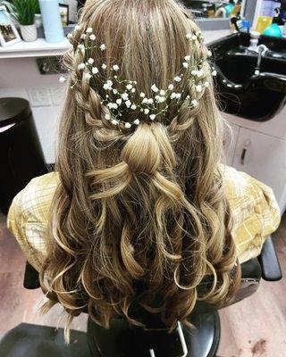 Prom hair