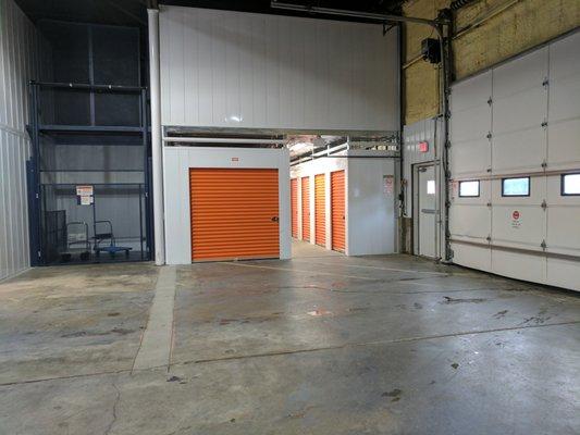 CitySpace Storage is the ONLY drive in facility in Louisville.  We also provide a cargo lift to help take any items to the 2nd floor!