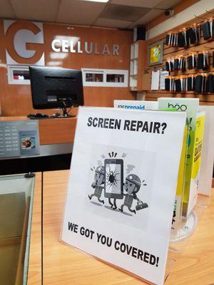 Screen Repairs Available...