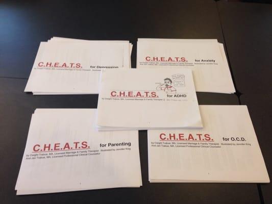 "CHEATS.." Workbooks by our staff