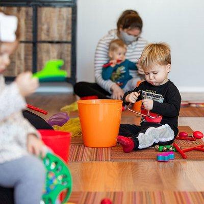 Explore instruments and sing along in Music Together class!