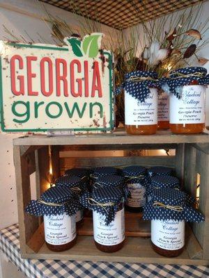 Jams, jellies, honey, and dressings made in Georgia.