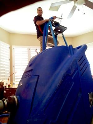 We use the latest equipment specially made for Air Duct Cleaning.