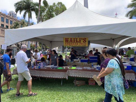 Hailis Hawaiian Foods is a well-known local Hawaiian restaurant