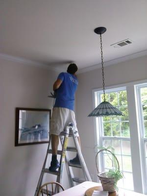 Handy Danny Handyman Services Installing Crown Moulding