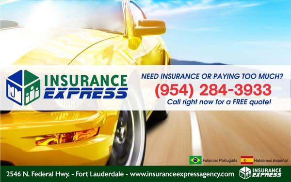 Call us today for a free quote at 954-284-3933 and see how much money we can help you save!