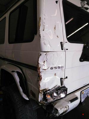 2017 Mercedes Benz G550 Quarter panel Replacement