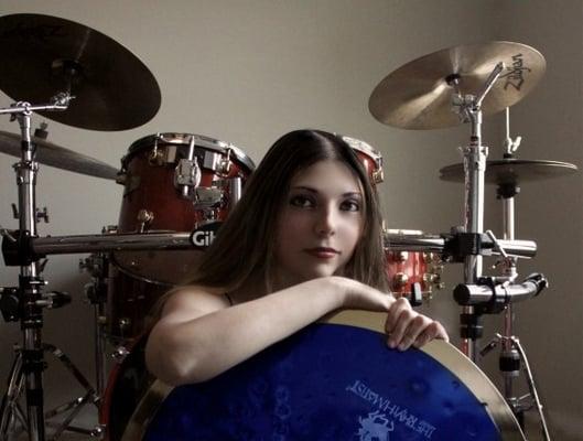 Our Drum & Piano instructor  Miss Melanie DiLorenzo.