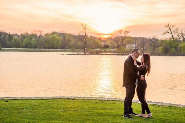 Engagement photo taken by feather print photography!