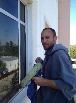 Southern Maintenance High Rise- Window Cleaning on a boom lift